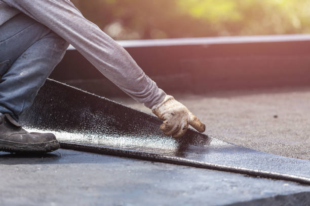 Professional Crawl Space Encapsulation technician working in Malta, IL